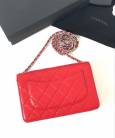 Сумка Ch*nel WOC Wallet On Chain Caviar Red